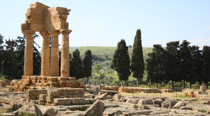 Dioskuren-Tempel in Agrigento, Sizilien